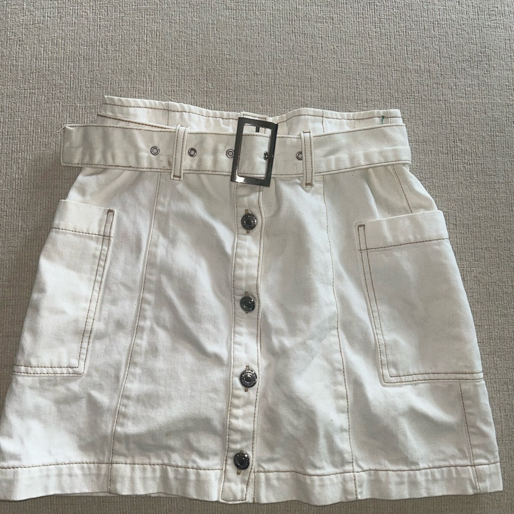 Top Shop White Skirt